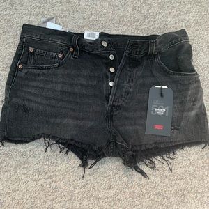 Black Levi shorts